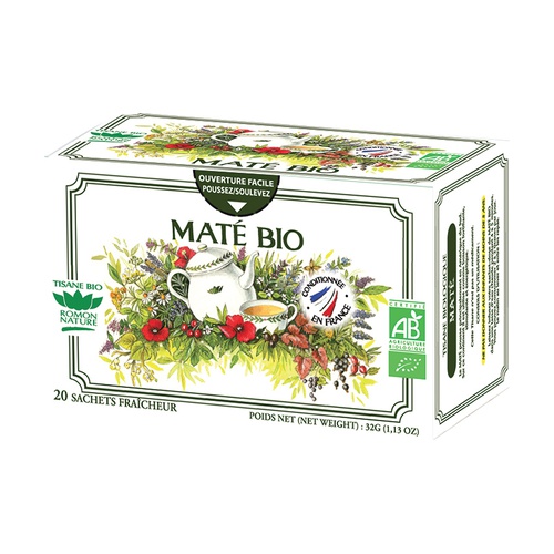 Tisane simple BIO Maté 20 sachets Dakarmarket sn