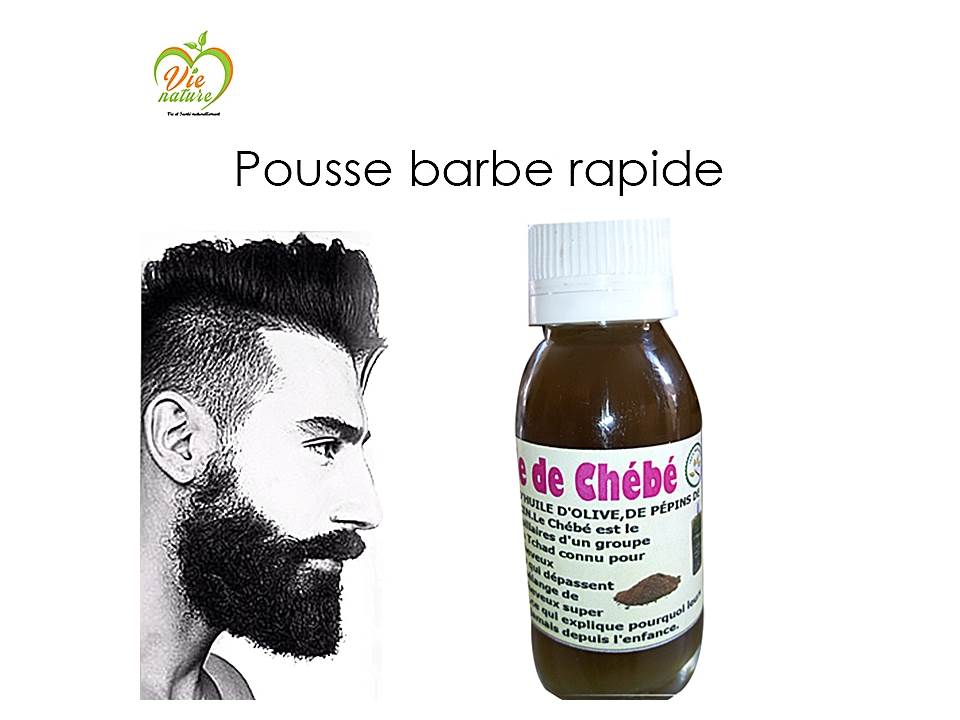 Huile Pousse Barbe Rapide de Chebe du Tchad Bio - 60ml