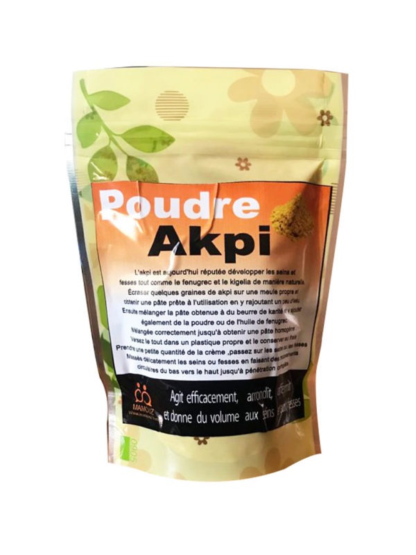 Poudre d'akpi en sachet refermable