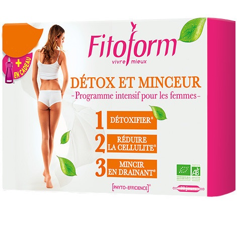 Fitoform Programme Détox et Minceur 30 ampoules - Fitoform