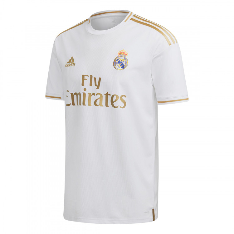 Maillot Real Madrid domicile - Blanc/Doré - Saison 2019/2020