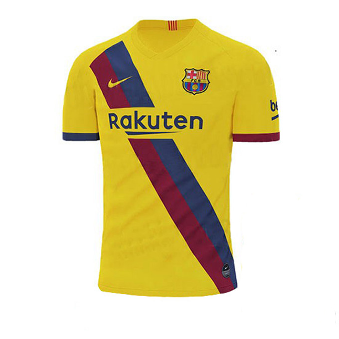 Maillot Barcelone Exterieur jaune 2019/2020 - Nike