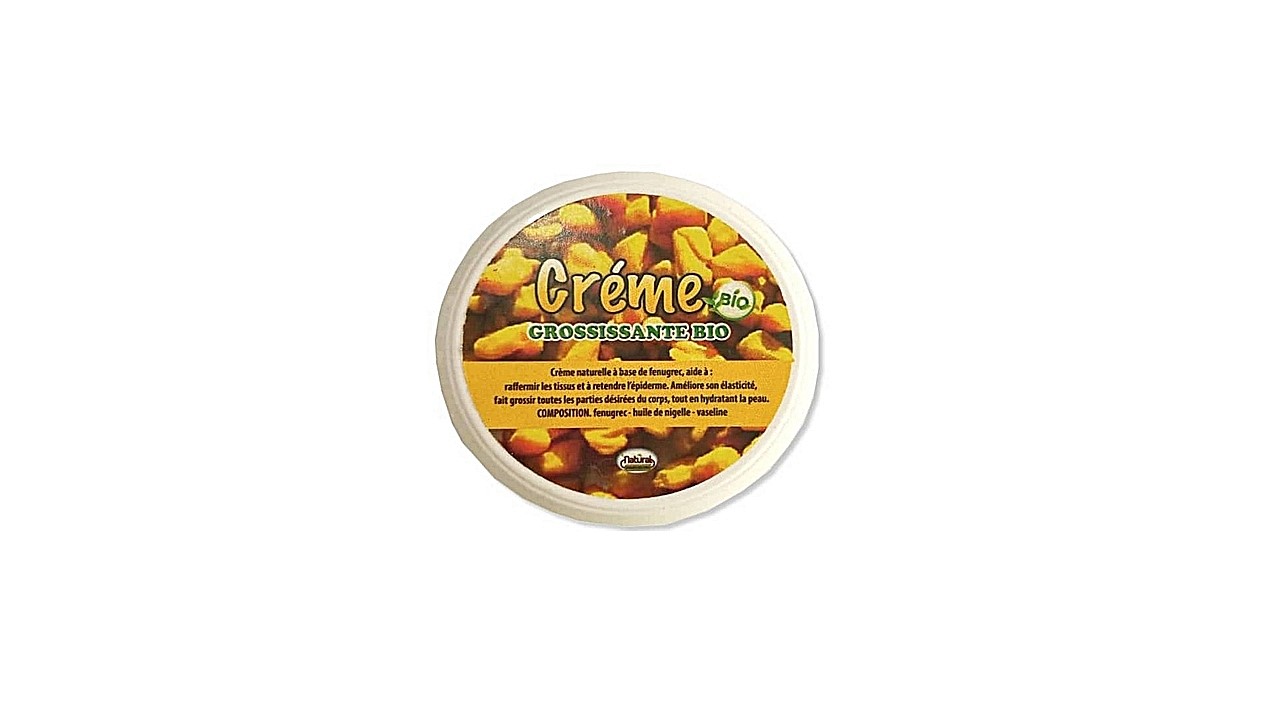 Crème Grossissante Bio pour Fesses et Hanches - 250 gr