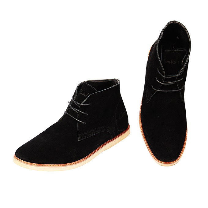 Chaussure Boots en Daim noire