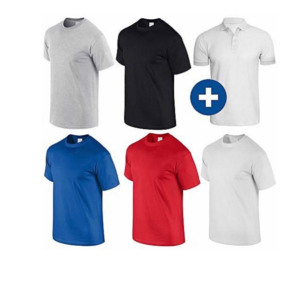 Lot de 5 T-shirt et 1 polo