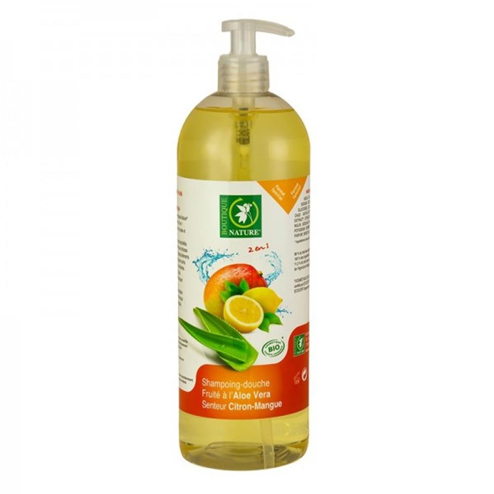 Boutique Nature - Shampoing Douche Fruité Bio - 1 L