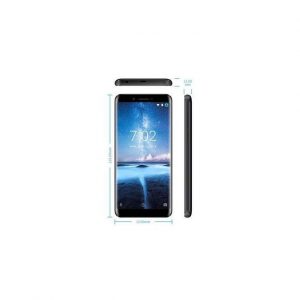 Invens Max 8 - Ecran 5.5" - Double SIM - ROM 16GB - RAM 1GB - Caméra 2MP - Batterie 3000 mAh - Noir/Bleu