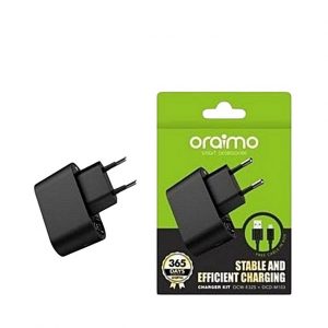 Oraimo Chargeur efficace - 2 broches Oraimo - Noir