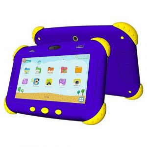 X-TIGI Kids7 Pro Tablet pour enfants - Ecran 7.0 " - Double SIM ROM 16GB - RAM 1GB - Caméra 2MP - Android 8.1 - 3500mAh Bleu et Jaune