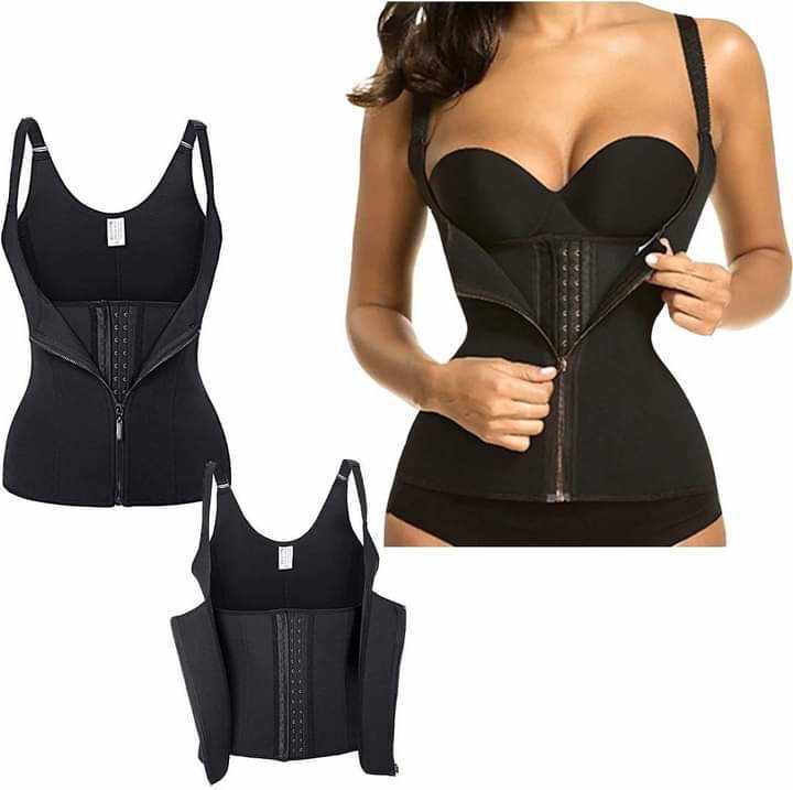 Orthèse de soutien de Posture arrière pour les femmes et les hommes Corset lombaire Sauna corps Shaper orthèse sangle gilet ceinture correcteur（#Black) JYM