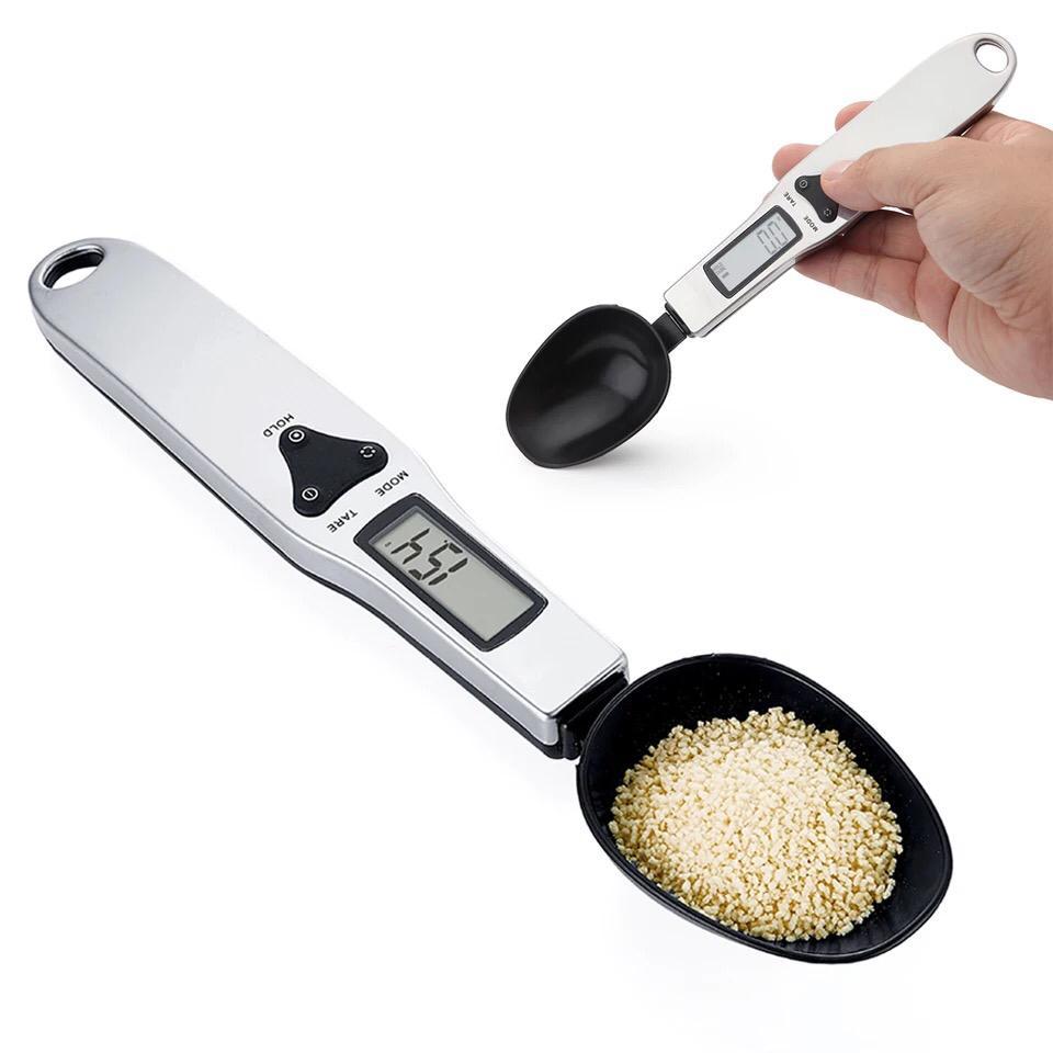 500g/0.1g Balance de cuisine numérique Portable cuillère à mesurer poids gramme once Scoop Kit électronique Balance alimentaire outil LCD