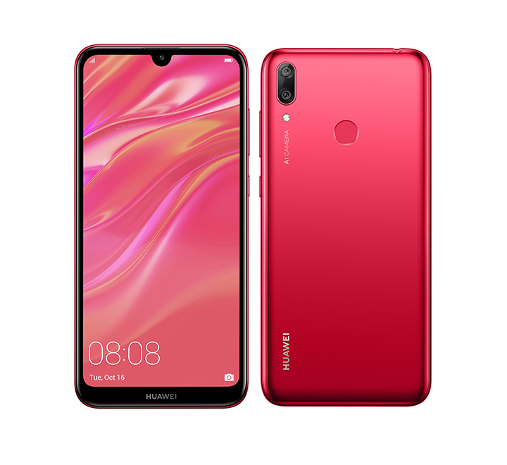 Huawei Y7 Prime (2019) – Ecran 6.26″ – Double SIM – 4LITE – ROM 32GB – RAM 3GB – Camera 13/2MP – Batterie 4000mAh – Rouge