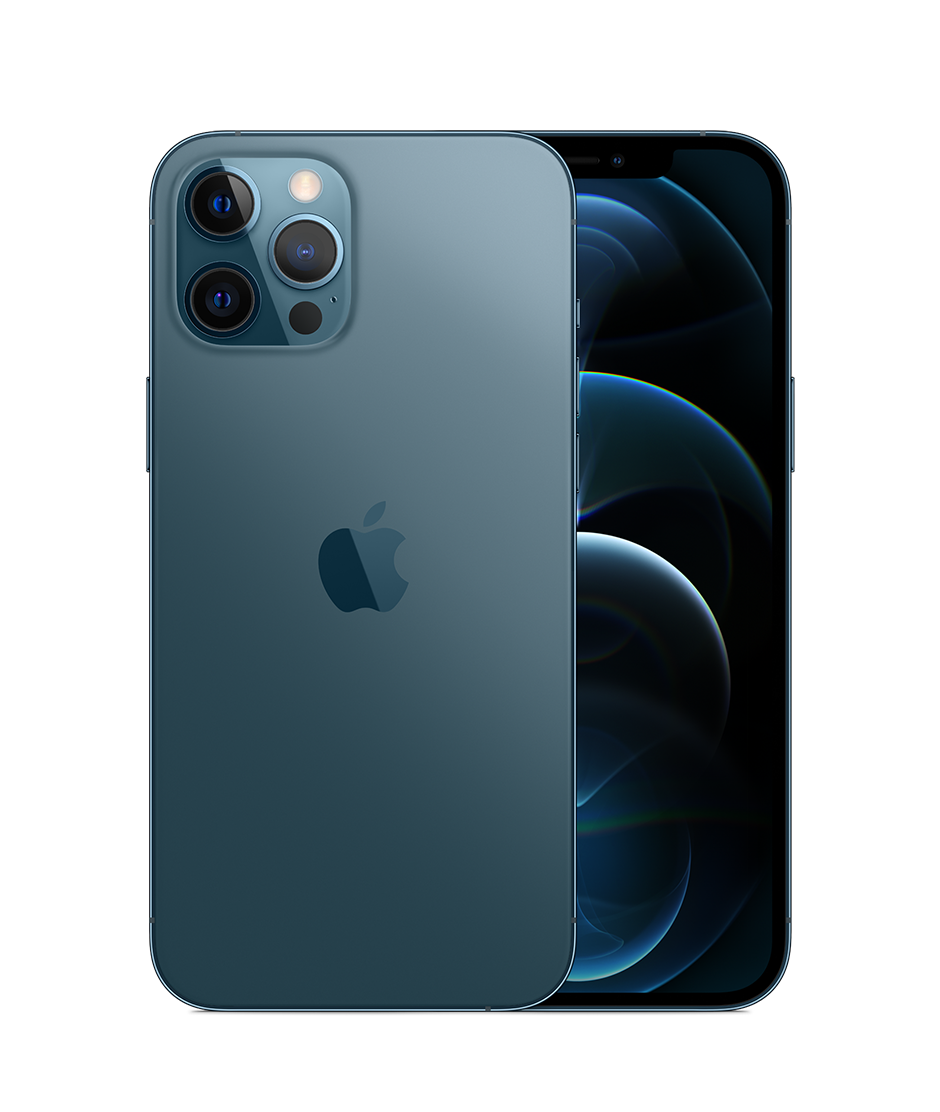 iPhone 12 Pro Max – Ecran 6.7″ – Double SIM – 5G – ROM 256GB – RAM 6GB – iOS- Caméra 12MP – Batterie 3687mAh – Bleu