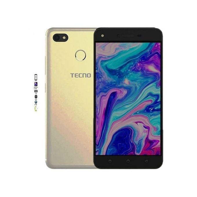 Tecno Spark K7 – 3G - Double SIM – Ecran 5.5″ – ROM 16GB – RAM 1GB – Caméra 13/5MP – Batterie 3000mAh – Gold