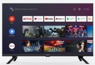 Smart TV - Écran 43pouces - Os Android 9.0 - Flash 8GB - DDR 1GB - Noir