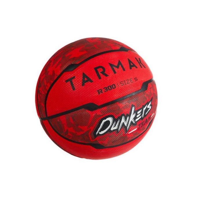 Ballon de basket - enfant R300 taille 5 rouge jusqu'à 10 ans - pour débuter