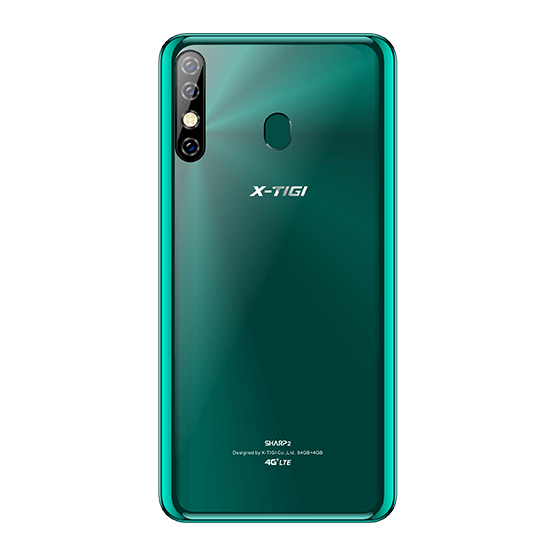 X-TIGI Sharp 2 – Ecran 7.12″ – Double SIM – 4G LTE – ROM 64GB – RAM 4GB – Caméra 16+8+2/16MP – Batterie 5500mAh – Vert