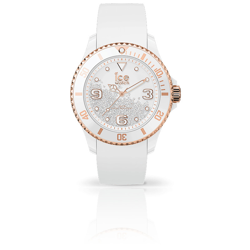 Montre ICE Crystal White Rose-Gold 017248