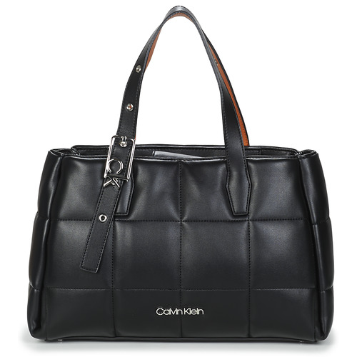 Sac à main Calvin Klein Jeans  CK SIGNATURE BUCKLETOTE MD Q Noir