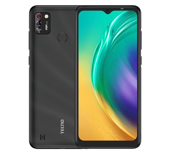 Tecno Pop 5 - Ecran 6.0" - ROM 16GB - RAM 1GB - Android 10 Go Édition - Caméra 8/5MP - Batterie 5000mAh - Noir