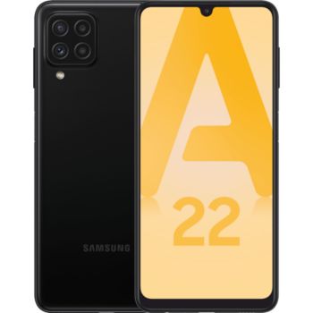 Galaxy A22 - Ecran 6.6" - ROM 128GB - RAM 4GB - Camera 48/8/5/2MP/13MP - Batterie 5000mAh - Noir