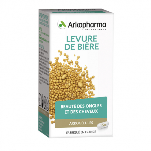 Arkogélules LEVURE DE BIERE Ongles cheveux 45 gélules