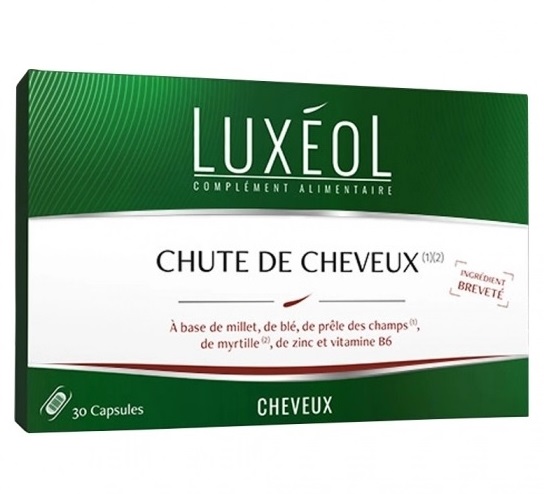 Luxéol Capsules Chute de cheveux 30 capsules