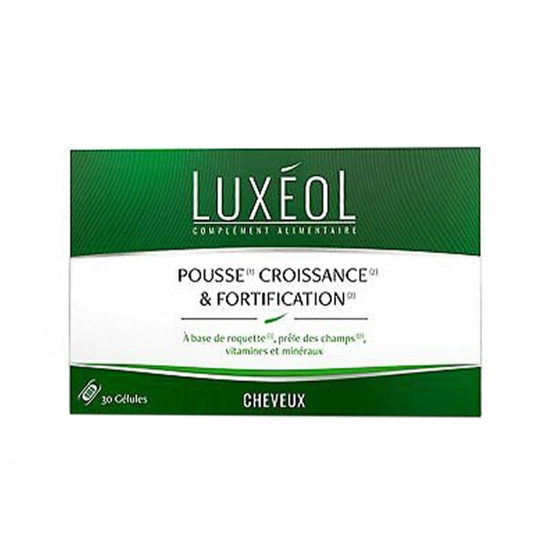 Luxéol Cheveux Pousse Croissance & Fortification 30 gélules