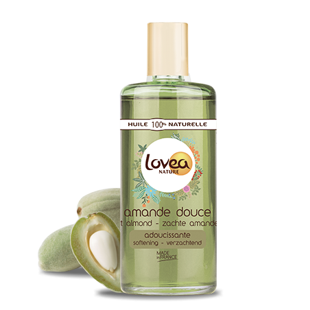 LOVEA Huile 100% naturelle – Amande douce 100 ml Certifiée Bio