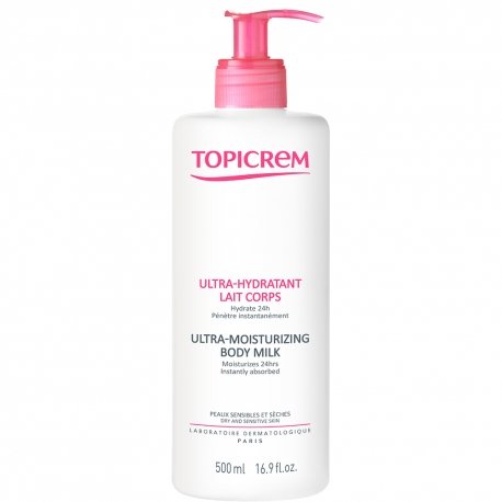 Topicrem lait ultra-hydratante pour le corps 500ml