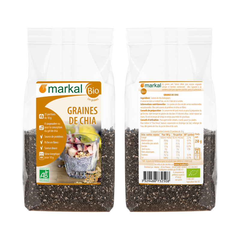 Graines de Chia 500g - markal