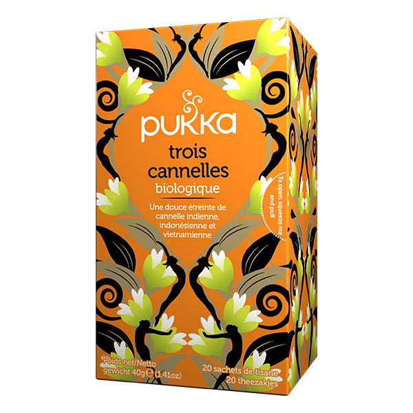 INFUSION TROIS CANNELLES BIO - 20 SACHETS - Pukka