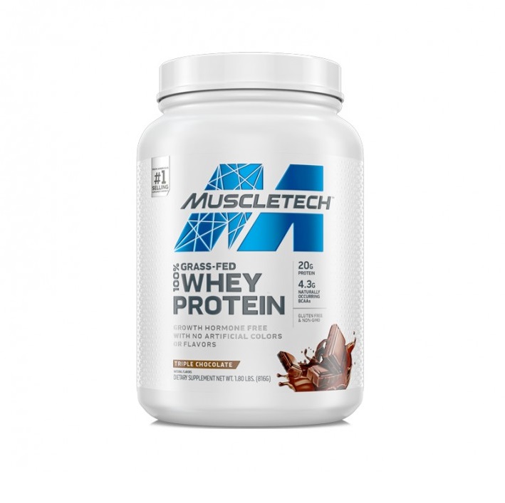 Grass Fed 100% Whey Protein 816g -Muscletech