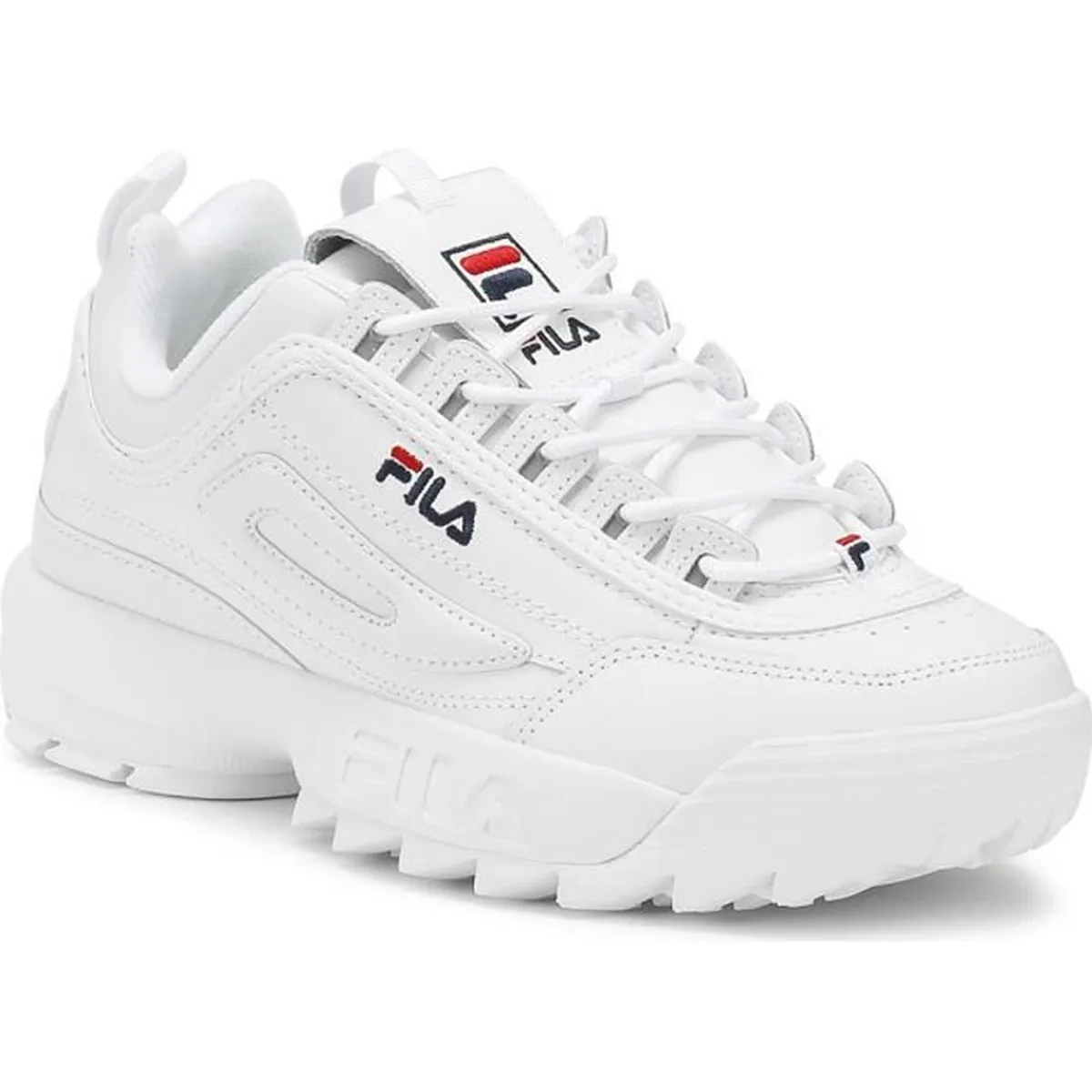 Fila Womens Blanc Disruptor II Premium formateurs-UK 8