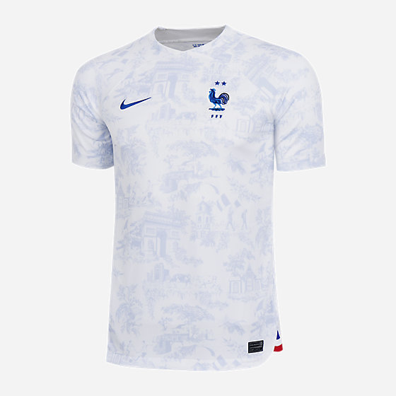 Maillot de football authentique homme Equipe de France Extérieur 2022