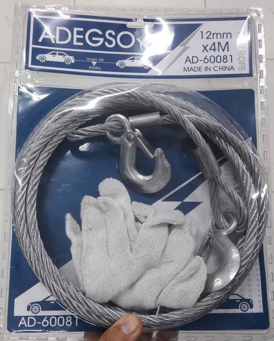 Cable de remorquage voiture