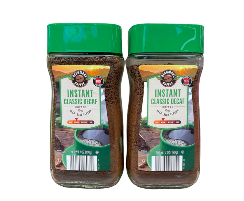 Café instantané décaféiné classique