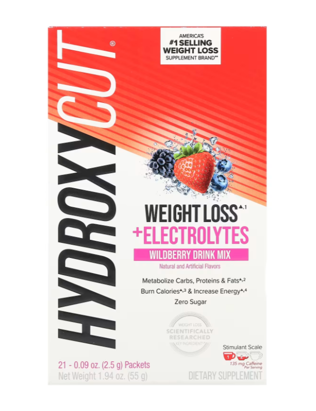 Hydroxycut boisson d'hydratation intelligente sans sucre m, sans calories inutiles pour les actifs