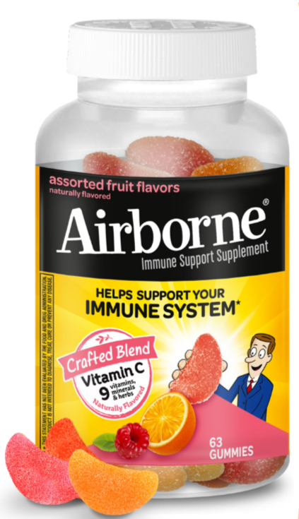 Gummies Airborne pour le bien être et l'immunité