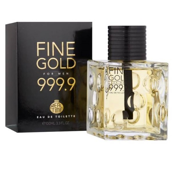 Real Time Fine Gold for Men 999.9 100 ml - Eau de toilette pour Homme