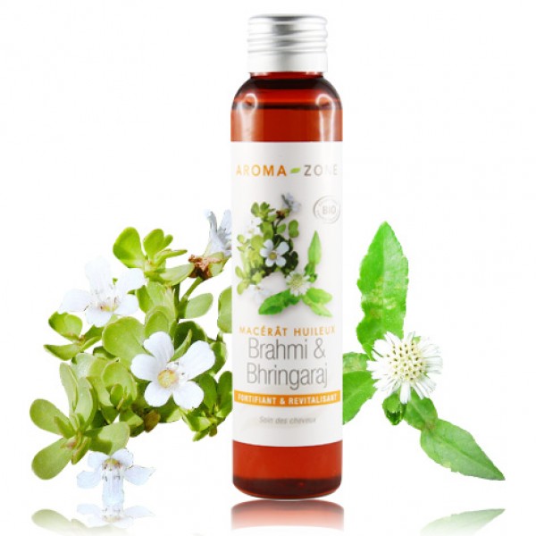 Macérât huileux Brahmi & Bhringaraj BIO 100 ml - Aroma Zone