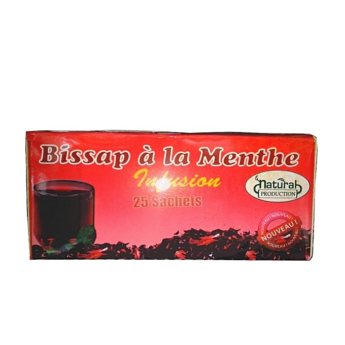 Thé Bissap à la Menthe - 25 Sachets