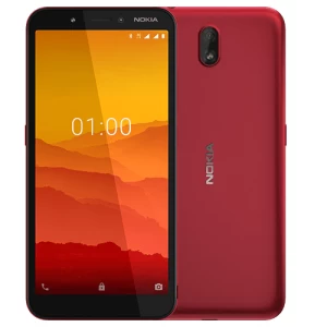 Nokia C1 – Ecran 5,45 ” – 4G – Double SIM – ROM 16GB - RAM 1 GB – Caméra 5/5MP – Batterie : 2500mAh – Rouge