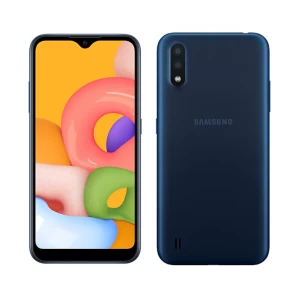 Galaxy A01 (2020) – Ecran 5.7’’- Double SIM – RAM 2GB – ROM 16GB – Caméra 13 / 2 MP camera front 5MP – Batterie 3000 mAh – Bleu