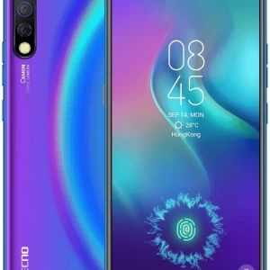 Tecno Camon 12 Pro – Double SIM 4G – Ecran 6,4″ – ROM - 64GB – RAM 6GB -  Caméra 8MPX – Bleu