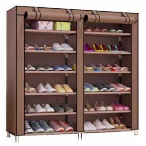 ARMOIRE DE RANGEMENT DE CHAUSSURES - 36 PAIRES - BLEU