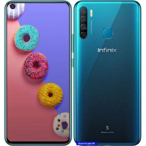 Infinix S5 Lite – 4G – Ecran 6.6’’HD – ROM 64GB – RAM 4GB – Caméra 16+2/16MP – Batterie 4000mAh – Cyan