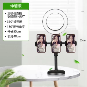 Selfie Ring Light avec Support de téléphone Portable 3