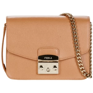 Sacs porté épaule Furla  METROPOLIS S CROSSBODY Cognac