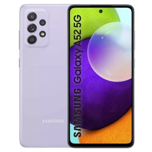 Marque : Samsung Modèle : Galaxy A52  Ecran : 6.5"  ROM : 128GB  RAM : 6GB  Système d'Exploitation : Android 10 Camera : 64MP  Batterie : 4000mAh